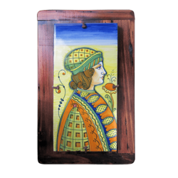 RECT TILE W/WOOD FRAME 15X30